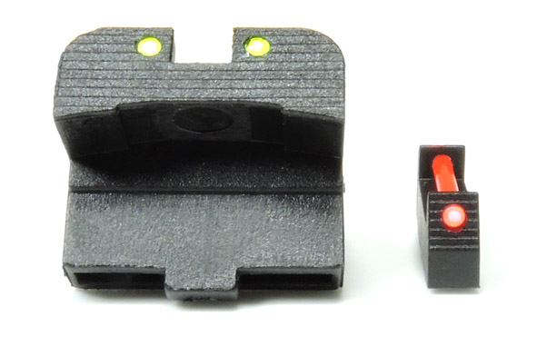 Fiber Optic Sight Set for ACP Pistol